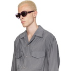 LOEWE Purple Anagram Sunglasses