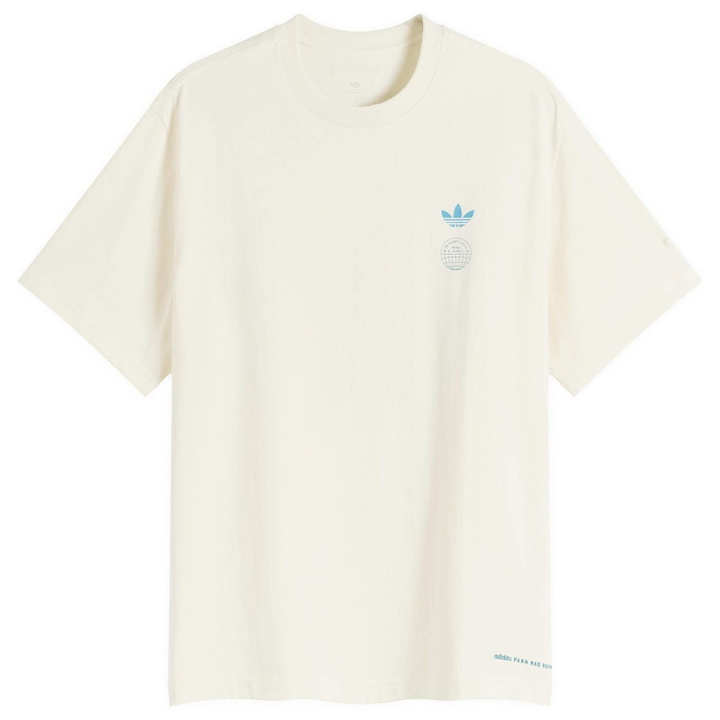 Photo: Adidas Men's x Bad Bunny London Tour Merch T-Shirt in Cream White