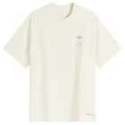 Adidas Men's x Bad Bunny London Tour Merch T-Shirt in Cream White