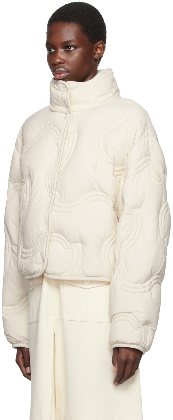 Moncler Off-White Beryl Short Down Jacket Moncler