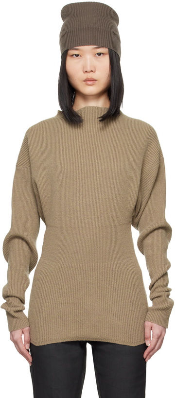 Photo: Rick Owens Gray Porterville Dafne Sweater