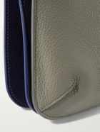 FERRAGAMO - Colour-Block Full-Grain Leather Messenger Bag