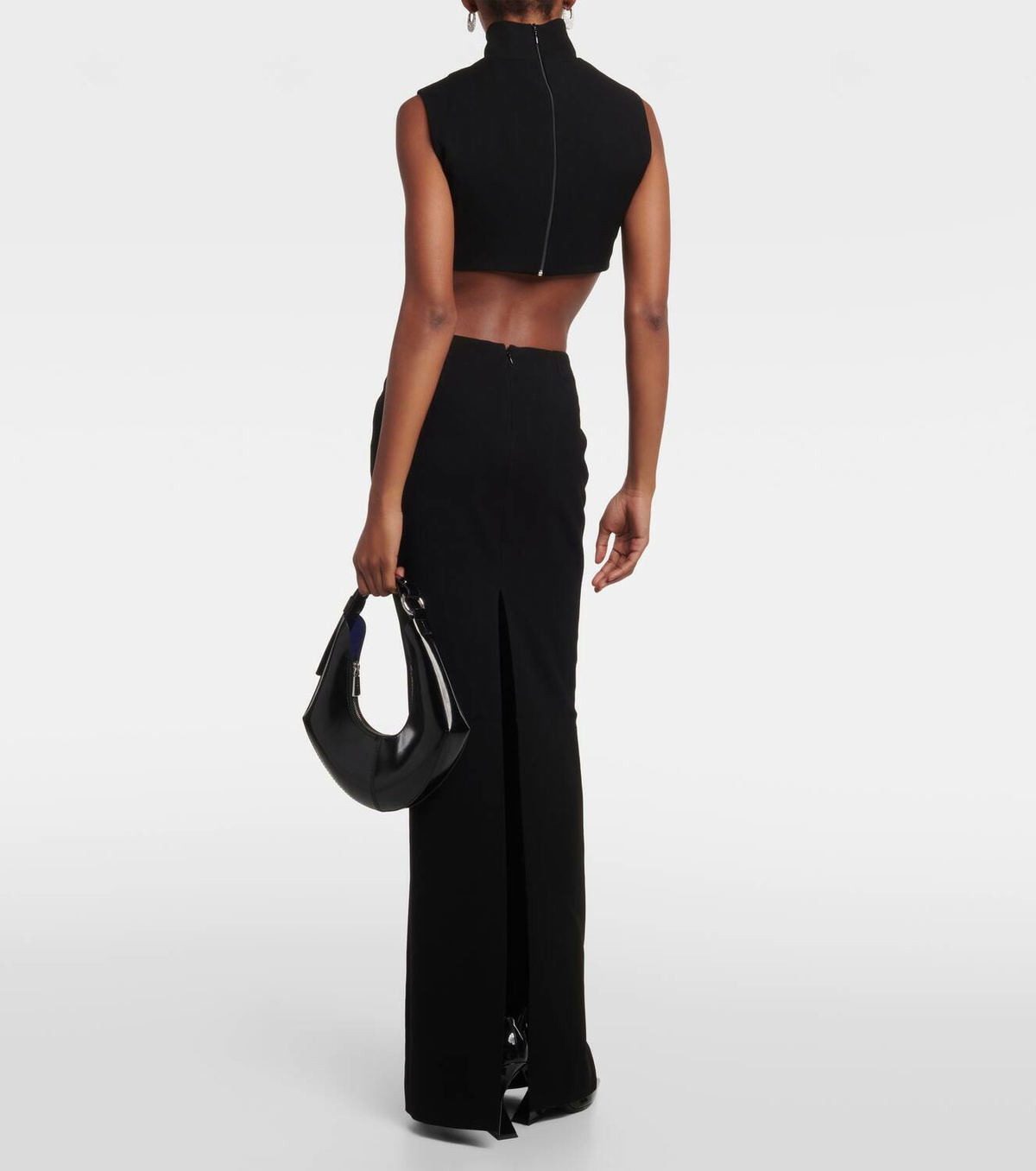 Mônot Mid-rise maxi skirt