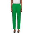 ISSEY MIYAKE Green Sleek Pleats Trousers