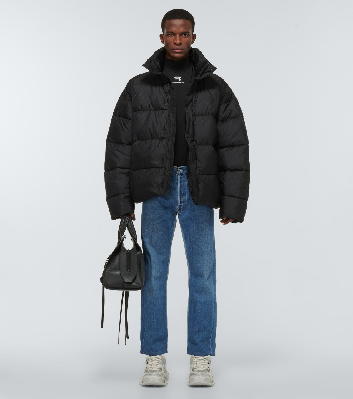 Balenciaga mens hot sale down jacket