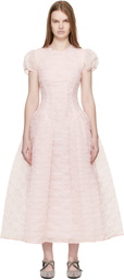 Cecilie Bahnsen Pink CBcleopatra Midi Dress