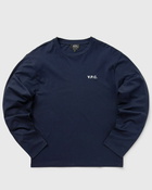 A.P.C. T Shirt Frankie Blue - Mens - Longsleeves