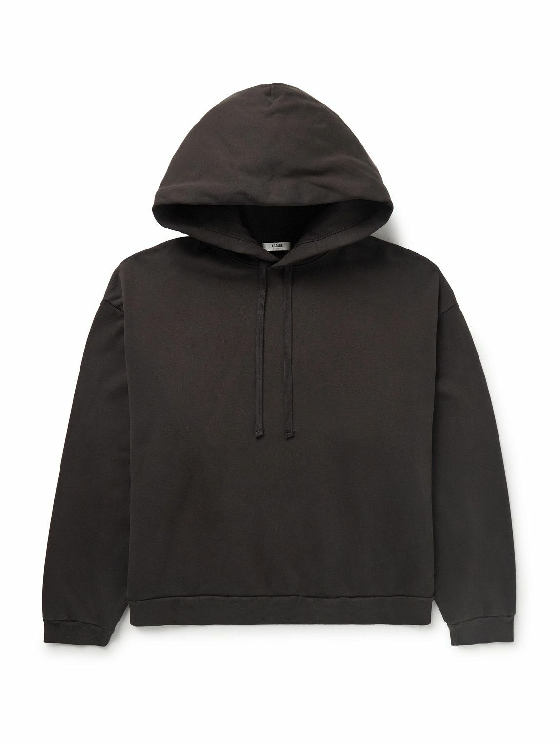 AGOLDE - Salford Oversized Cotton-Jersey Hoodie - Brown
