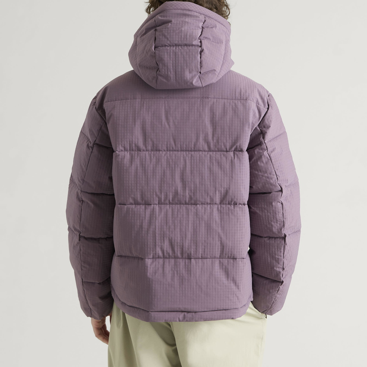 Mellow Clo Men's Summit Puffer Jacket in Rich Plum