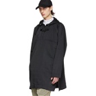 1017 ALYX 9SM Black Pullover Hooded Coat
