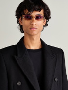 Cartier Eyewear - Panthère de Cartier Rimless Hexagon-Frame Gold-Tone Sunglasses