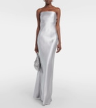 Christopher Esber Palladium strapless satin gown