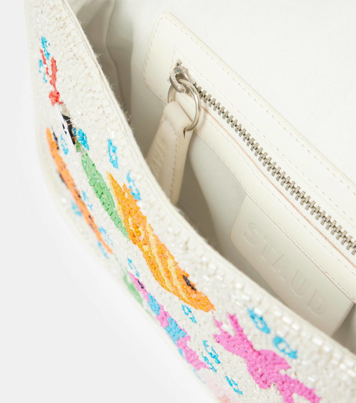 Staud Tommy Small beaded shoulder bag