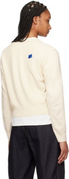 ADER error Off-White Buttoned Cardigan