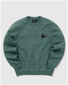 By Parra Snaked By A Horse Crew Neck Sweatshirt Green - Mens - Sweatshirts
