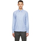 Gucci Blue Oxford Round Collar Shirt