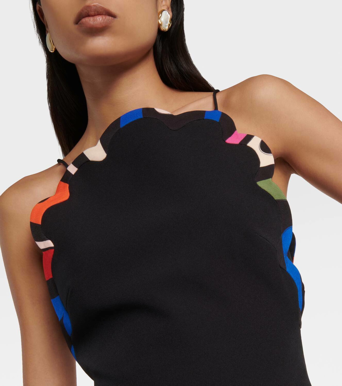 Pucci Scalloped gown
