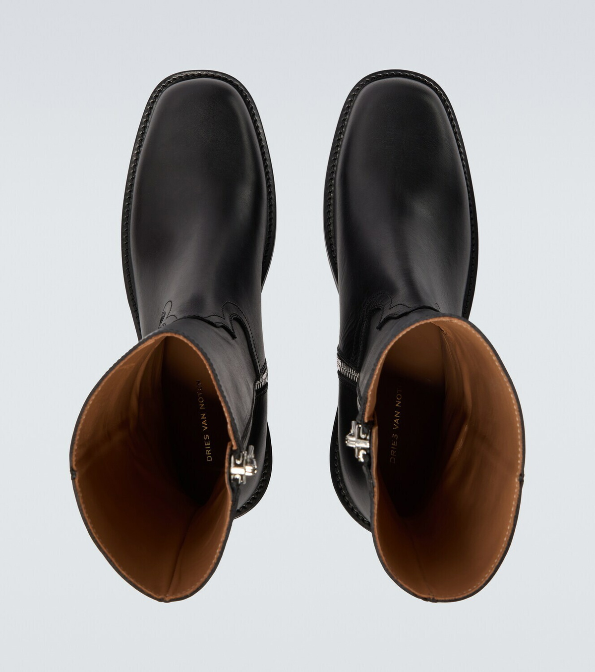 Dries Van Noten Leather ankle boots