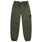 Stone Island Men's Twill Stretch-TC Loose Cargo Pants in Musk