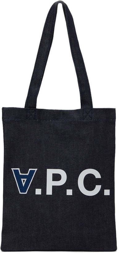 Photo: A.P.C. Indigo Laure Denim Tote