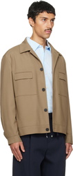 Hugo Beige Slim-Fit Jacket