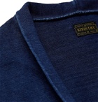 KAPITAL - Indigo-Dyed Printed Cotton-Jersey Shirt Jacket - Blue