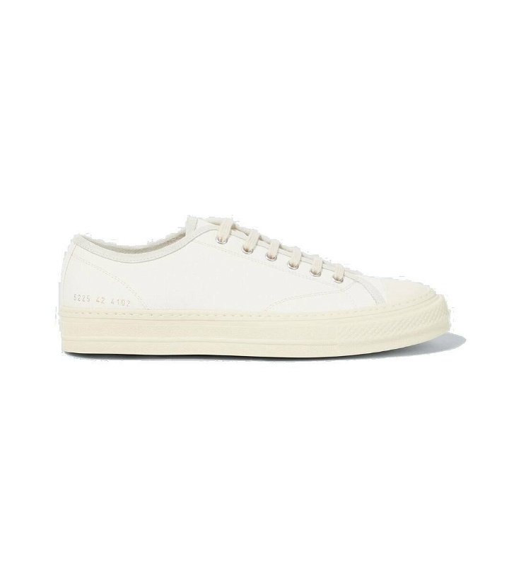 Photo: Common Projects Tournament canvas sneakers