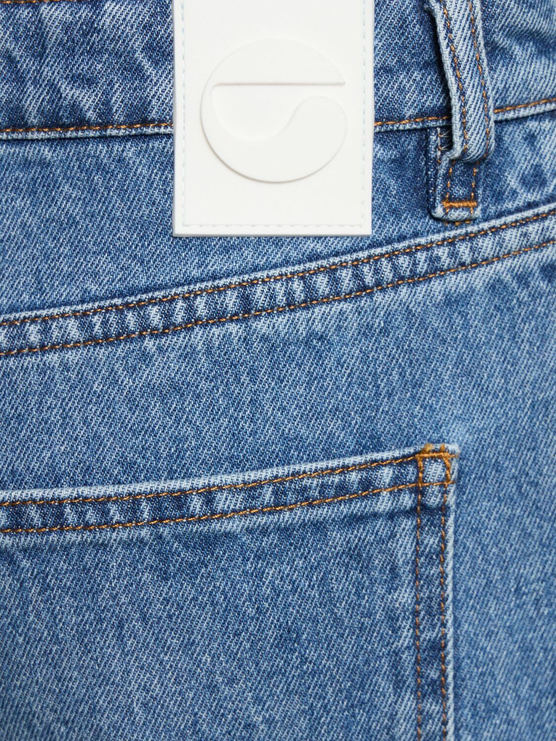 COPERNI - Open-knee Cotton Straight Jeans Coperni