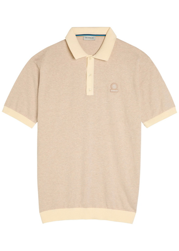 Photo: Sandbanks Logo-appliquéd Cotton Polo Shirt Grey