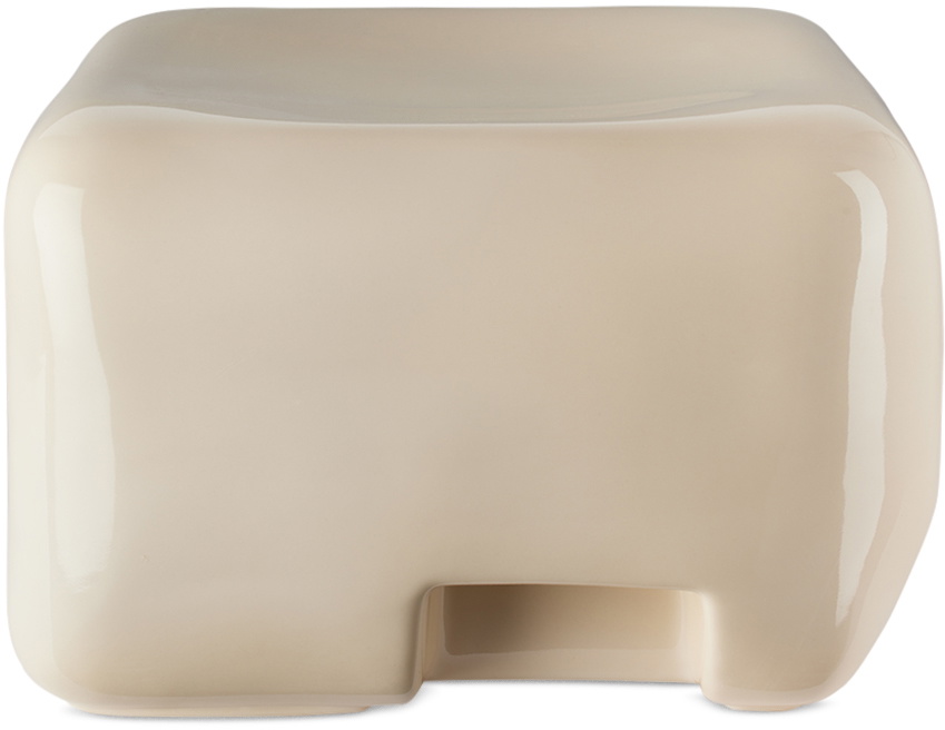 Toogood Off-White Low Cobble Side Table