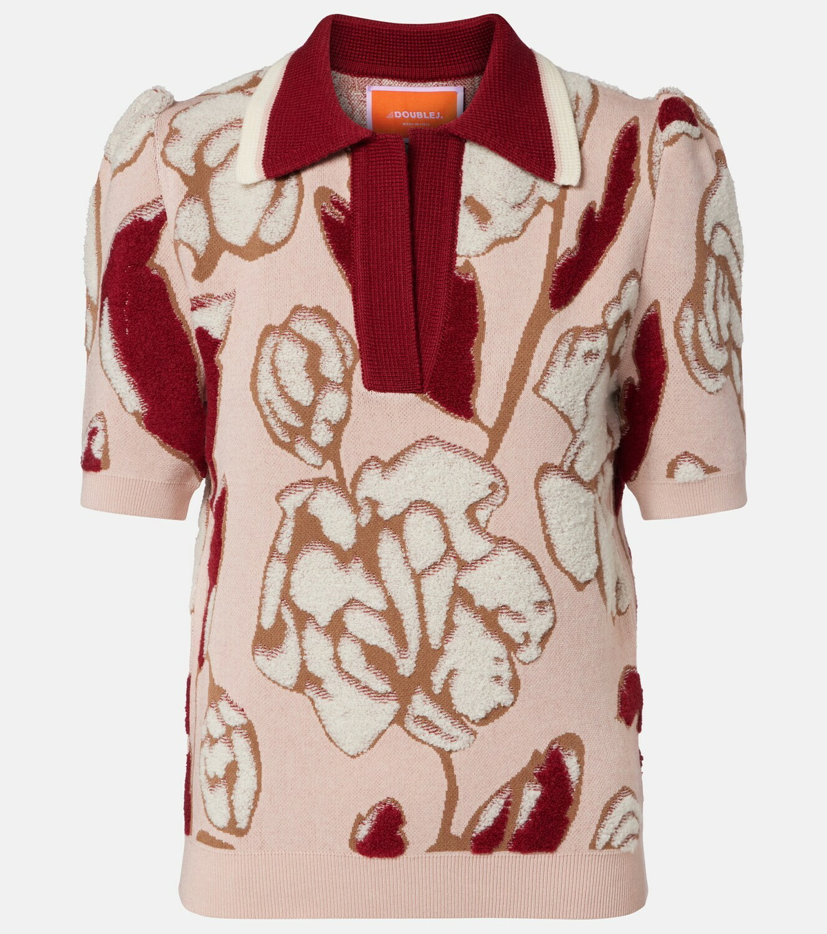 La DoubleJ Pumped Up floral polo sweater