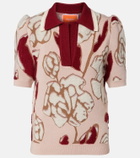 La DoubleJ Pumped Up floral polo sweater