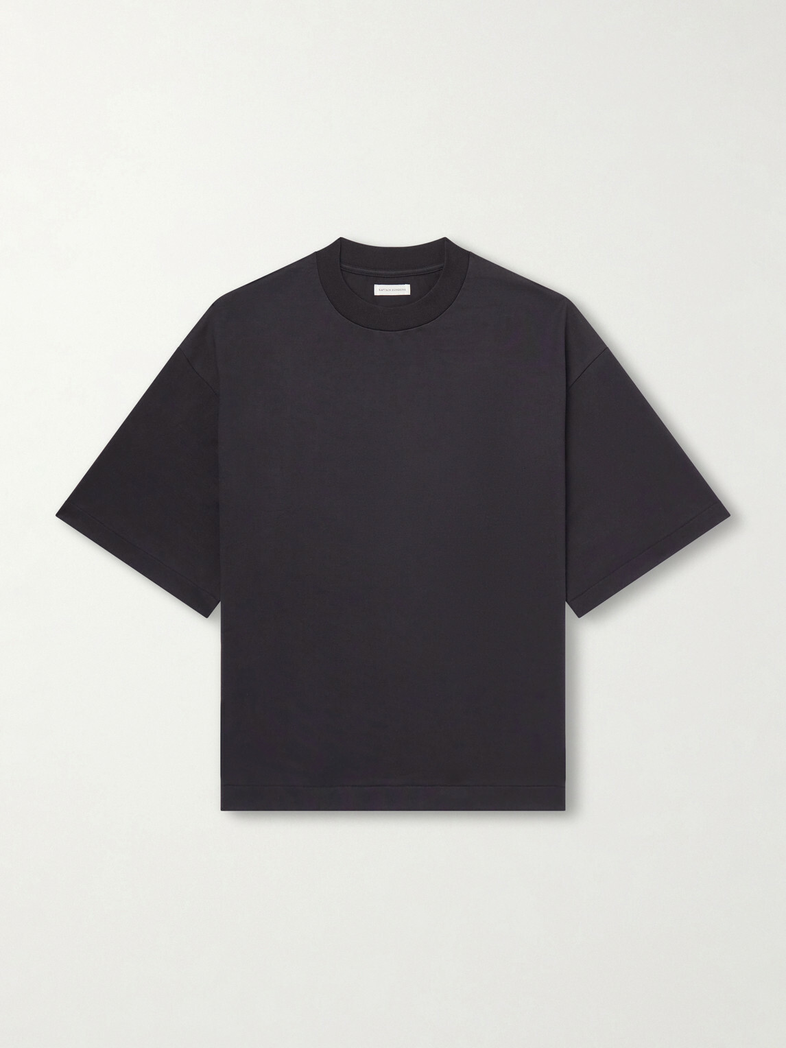 Kaptain Sunshine - Suvin Supima Cotton-Jersey T-Shirt - Black