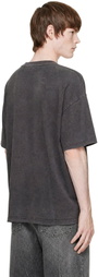 Acne Studios Gray Logo T-shirt