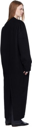 Arch The Black Cashmere High-Neck Slim Coat