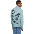 Dsquared2 Blue Alpaca Sweater