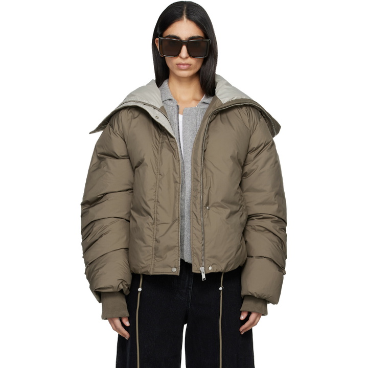 Photo: Entire Studios Taupe Kelly Down Jacket