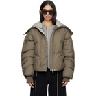 Entire Studios Taupe Kelly Down Jacket