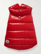 Moncler Genius - Poldo Dog Couture Logo-Appliquéd Quilted Padded Shell Dog Gilet - Red