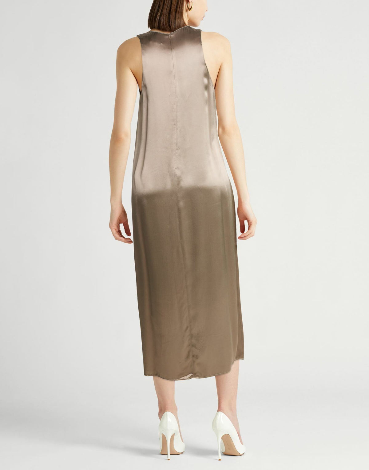 Peserico Womens Maxi dress Taupe