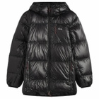 NANGA Men's Mountain Lodge Down Hooded Jacket in Black
