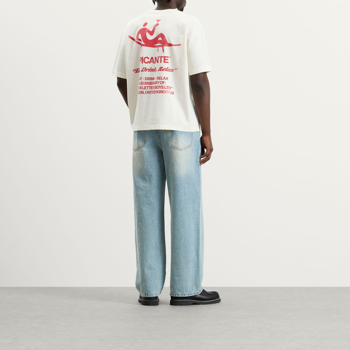 Picante Men's Resort T-Shirt in Ivory
