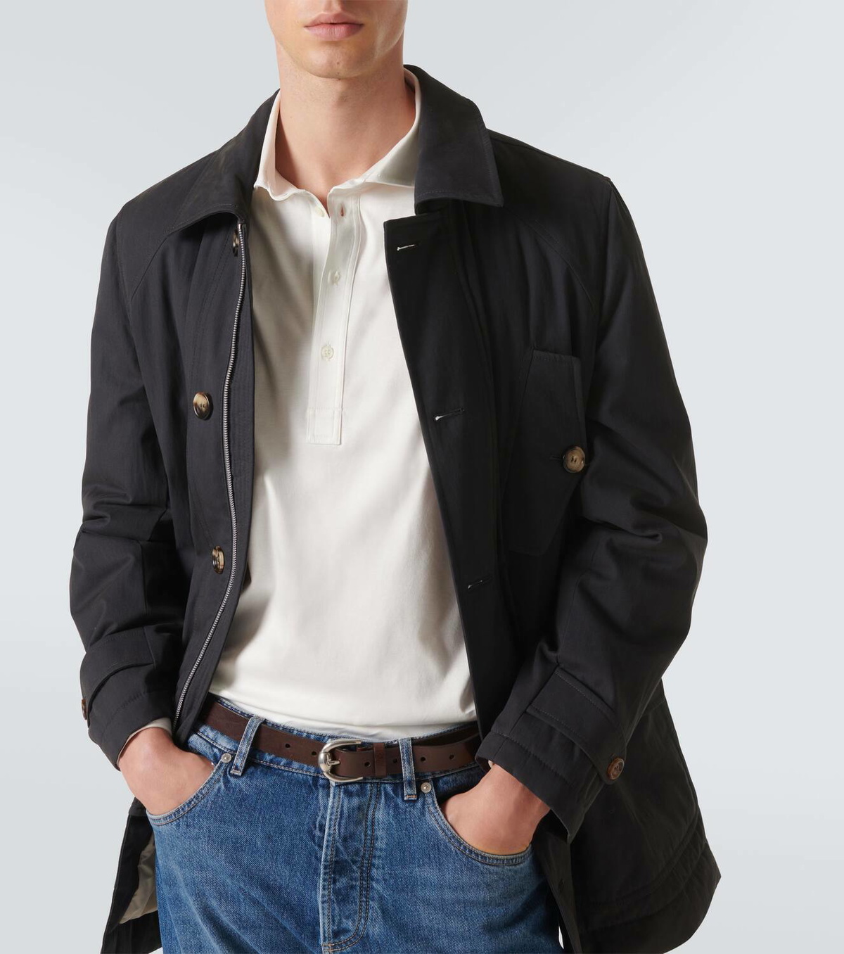 Brunello Cucinelli Cotton-blend jacket