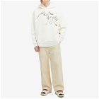 Palm Angels Men's Match Logo Popover Hoody in White