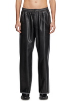 Diesel Tailored track pants with coated front - Pants - Unisex - Black