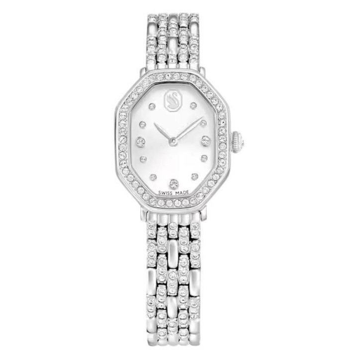 Photo: Swarovski Dextera Quartz Crystal Silver Dial Ladies Watch 5698690