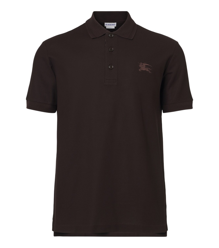 Photo: Burberry EKD cotton piqué polo shirt