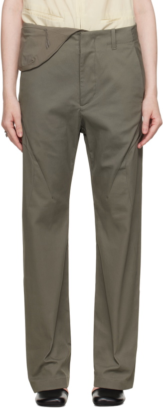 Photo: POST ARCHIVE FACTION (PAF) Khaki 8.0 Right Technical Trousers