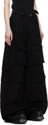 VETEMENTS Black Multipocket Trousers