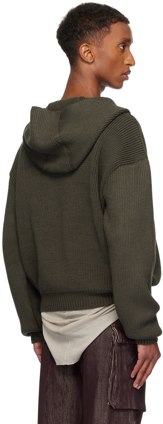 Isa Boulder SSENSE Exclusive Green Stripe Vector Hoodie